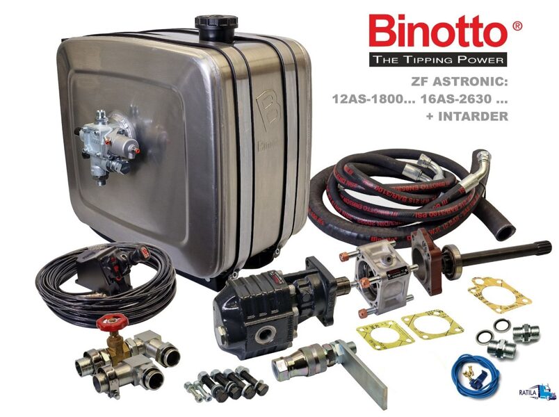 Hidraulikos komplektas BINOTTO MAN TGA TGX ZF ASTRONIC + INTARDER